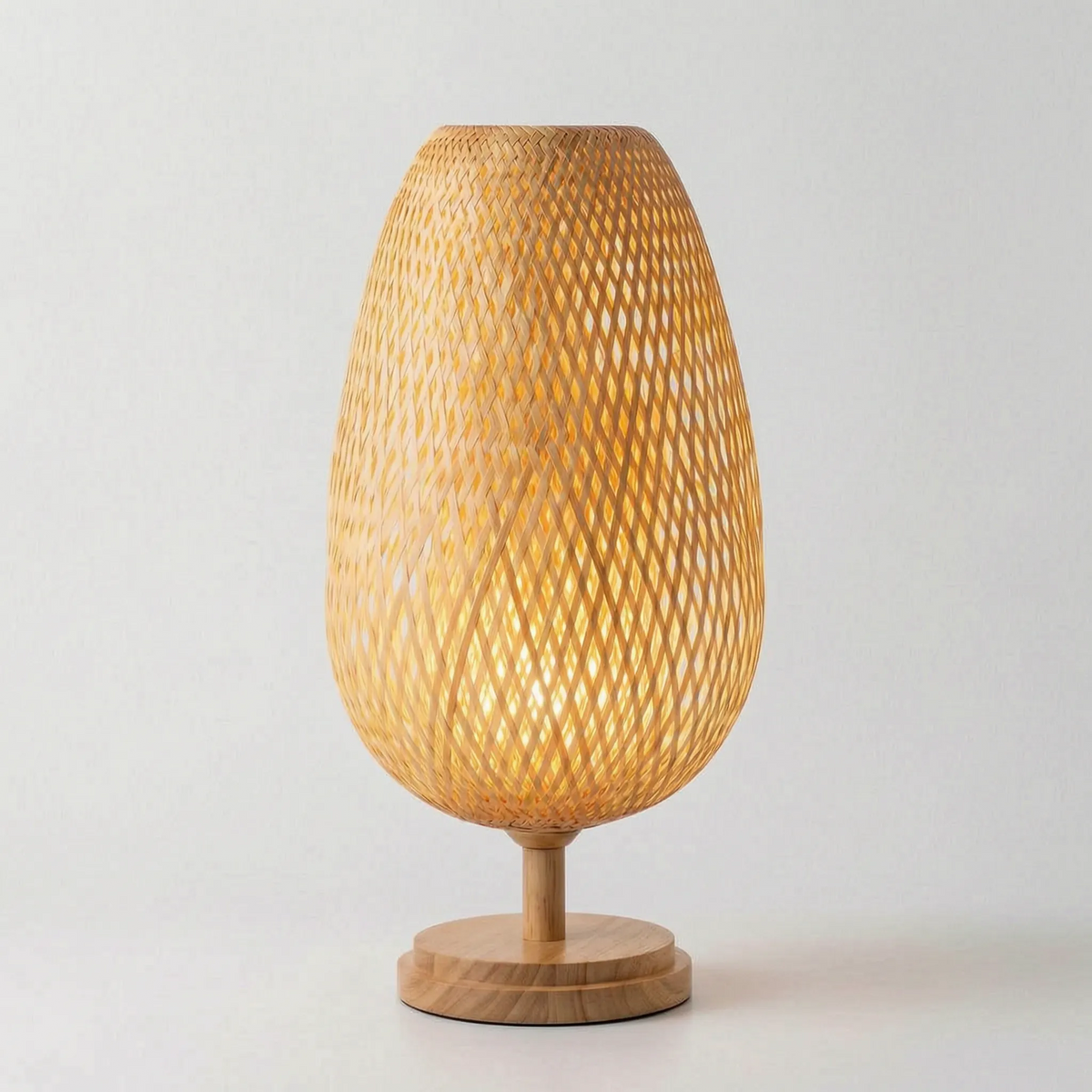 LuminaNatura - Designová Pletená Stolní Lampa